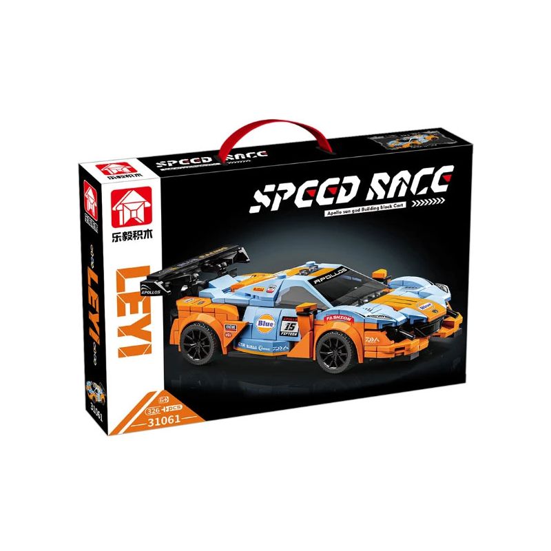 LE YI 31061 XE THỂ THAO 31061 bộ đồ chơi xếp lắp ráp ghép mô hình Military Army Quân Sự Bộ Đội 326 khối