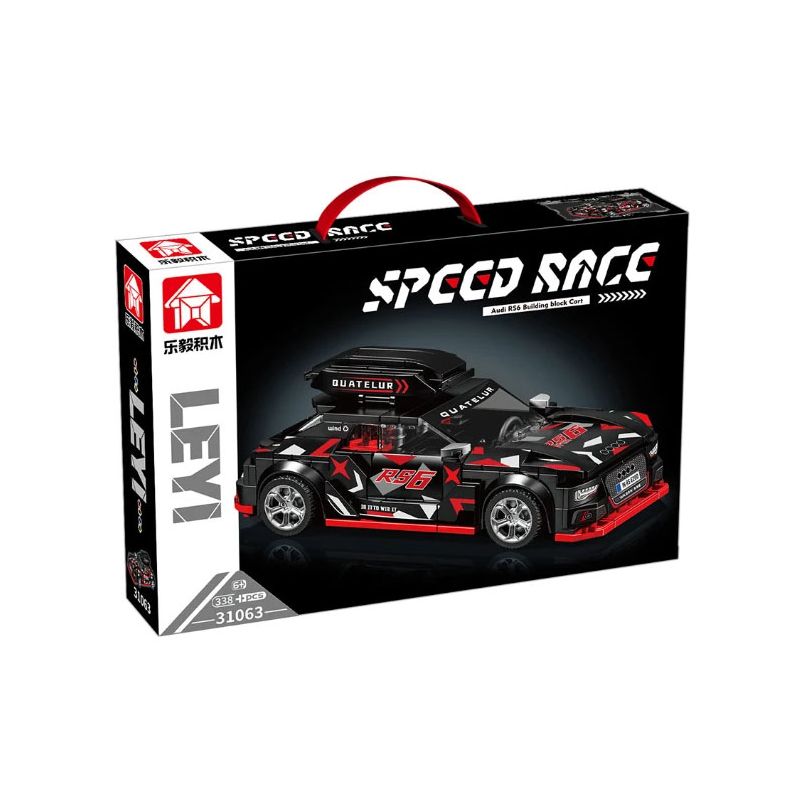 LE YI 31063 XE THỂ THAO 31063 bộ đồ chơi xếp lắp ráp ghép mô hình Military Army Quân Sự Bộ Đội 338 khối