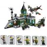 Enlighten 1714 Qman 1714 non  CĂN CỨ QUÂN SỰ bộ đồ chơi xếp lắp ráp ghép mô hình Tactical Espionage Action TACTICAL ESPIONAGE ACTION COMBAT ZONES FIRE Chiến Thuật Quân Sự 627 khối