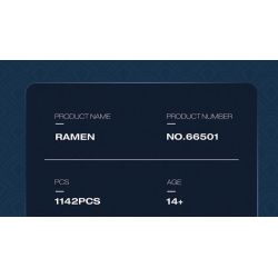 REOBRIX 66501 CỬA HÀNG RAMEN NHẬT BẢN bộ đồ chơi xếp lắp ráp ghép mô hình Creator Sáng Tạo 1142 khối