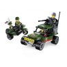 Enlighten 1714 Qman 1714 non  CĂN CỨ QUÂN SỰ bộ đồ chơi xếp lắp ráp ghép mô hình Tactical Espionage Action TACTICAL ESPIONAGE ACTION COMBAT ZONES FIRE Chiến Thuật Quân Sự 627 khối