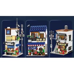 REOBRIX 66502 IZAKAYA KIỂU NHẬT bộ đồ chơi xếp lắp ráp ghép mô hình Creator SAKAYA Sáng Tạo 1130 khối