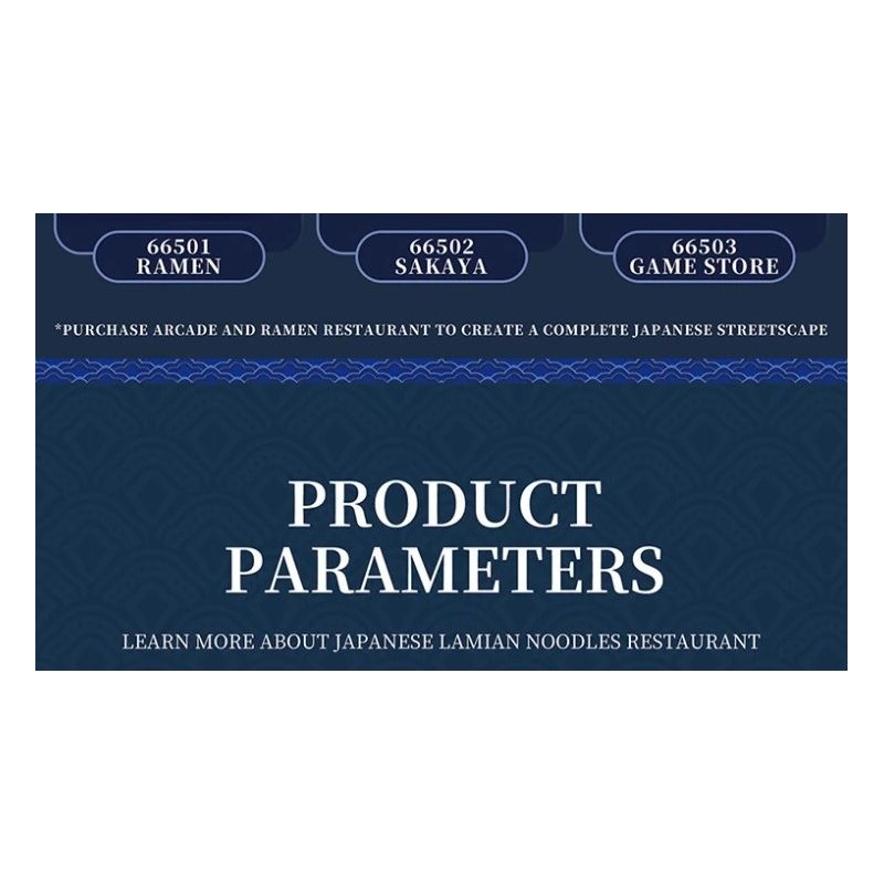 REOBRIX 66502 IZAKAYA KIỂU NHẬT bộ đồ chơi xếp lắp ráp ghép mô hình Creator SAKAYA Sáng Tạo 1130 khối