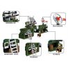Enlighten 1713 Qman 1713 non  PHÒNG THỦ BẦU TRỜI bộ đồ chơi xếp lắp ráp ghép mô hình Tactical Espionage Action TACTICAL ESPIONAGE ACTION COMBAT ZONES FIRE Chiến Thuật Quân Sự 687 khối