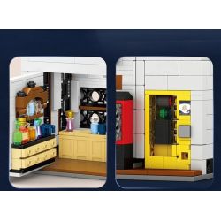 REOBRIX 66502 IZAKAYA KIỂU NHẬT bộ đồ chơi xếp lắp ráp ghép mô hình Creator SAKAYA Sáng Tạo 1130 khối