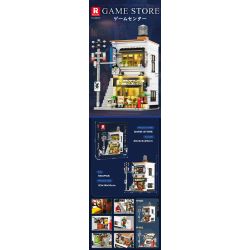 REOBRIX 66503 CỬA HÀNG ARCADE NHẬT BẢN bộ đồ chơi xếp lắp ráp ghép mô hình Creator GAME STORE Sáng Tạo 984 khối