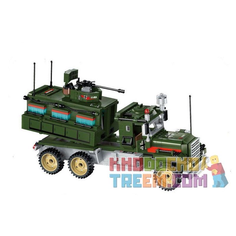 Enlighten 1713 Qman 1713 non  PHÒNG THỦ BẦU TRỜI bộ đồ chơi xếp lắp ráp ghép mô hình Tactical Espionage Action TACTICAL ESPIONAGE ACTION COMBAT ZONES FIRE Chiến Thuật Quân Sự 687 khối