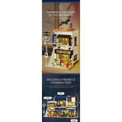 REOBRIX 66503 CỬA HÀNG ARCADE NHẬT BẢN bộ đồ chơi xếp lắp ráp ghép mô hình Creator GAME STORE Sáng Tạo 984 khối