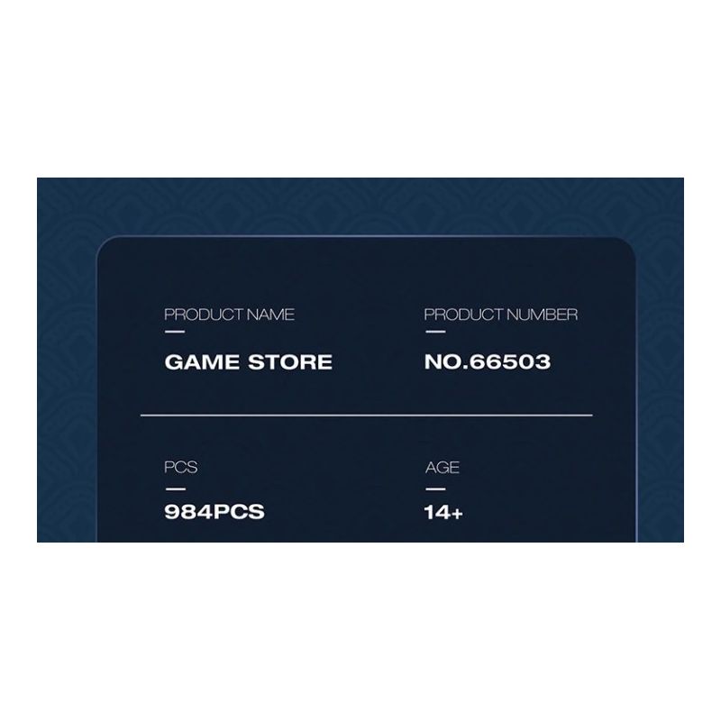 REOBRIX 66503 CỬA HÀNG ARCADE NHẬT BẢN bộ đồ chơi xếp lắp ráp ghép mô hình Creator GAME STORE Sáng Tạo 984 khối