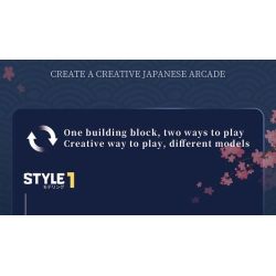 REOBRIX 66503 CỬA HÀNG ARCADE NHẬT BẢN bộ đồ chơi xếp lắp ráp ghép mô hình Creator GAME STORE Sáng Tạo 984 khối