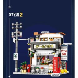 REOBRIX 66503 CỬA HÀNG ARCADE NHẬT BẢN bộ đồ chơi xếp lắp ráp ghép mô hình Creator GAME STORE Sáng Tạo 984 khối