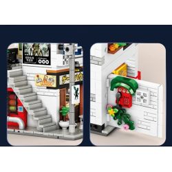 REOBRIX 66503 CỬA HÀNG ARCADE NHẬT BẢN bộ đồ chơi xếp lắp ráp ghép mô hình Creator GAME STORE Sáng Tạo 984 khối