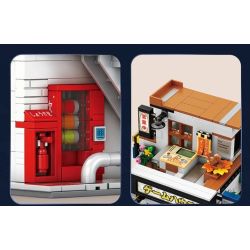 REOBRIX 66503 CỬA HÀNG ARCADE NHẬT BẢN bộ đồ chơi xếp lắp ráp ghép mô hình Creator GAME STORE Sáng Tạo 984 khối