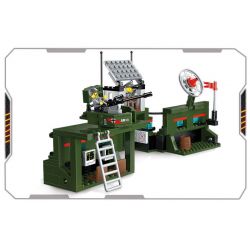 Enlighten 1713 Qman 1713 non  PHÒNG THỦ BẦU TRỜI bộ đồ chơi xếp lắp ráp ghép mô hình Tactical Espionage Action TACTICAL ESPIONAGE ACTION COMBAT ZONES FIRE Chiến Thuật Quân Sự 687 khối