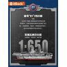 IBLOCK IB1205 1205 TÀU TỨ XUYÊN 1 650 tỷ lệ 1:650 bộ đồ chơi xếp lắp ráp ghép mô hình Military Army NO.076 SICHUAN SHIP Quân Sự Bộ Đội