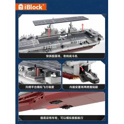 IBLOCK IB1205 1205 TÀU TỨ XUYÊN 1 650 tỷ lệ 1:650 bộ đồ chơi xếp lắp ráp ghép mô hình Military Army NO.076 SICHUAN SHIP Quân Sự Bộ Đội