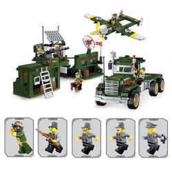 Enlighten 1713 Qman 1713 non  PHÒNG THỦ BẦU TRỜI bộ đồ chơi xếp lắp ráp ghép mô hình Tactical Espionage Action TACTICAL ESPIONAGE ACTION COMBAT ZONES FIRE Chiến Thuật Quân Sự 687 khối