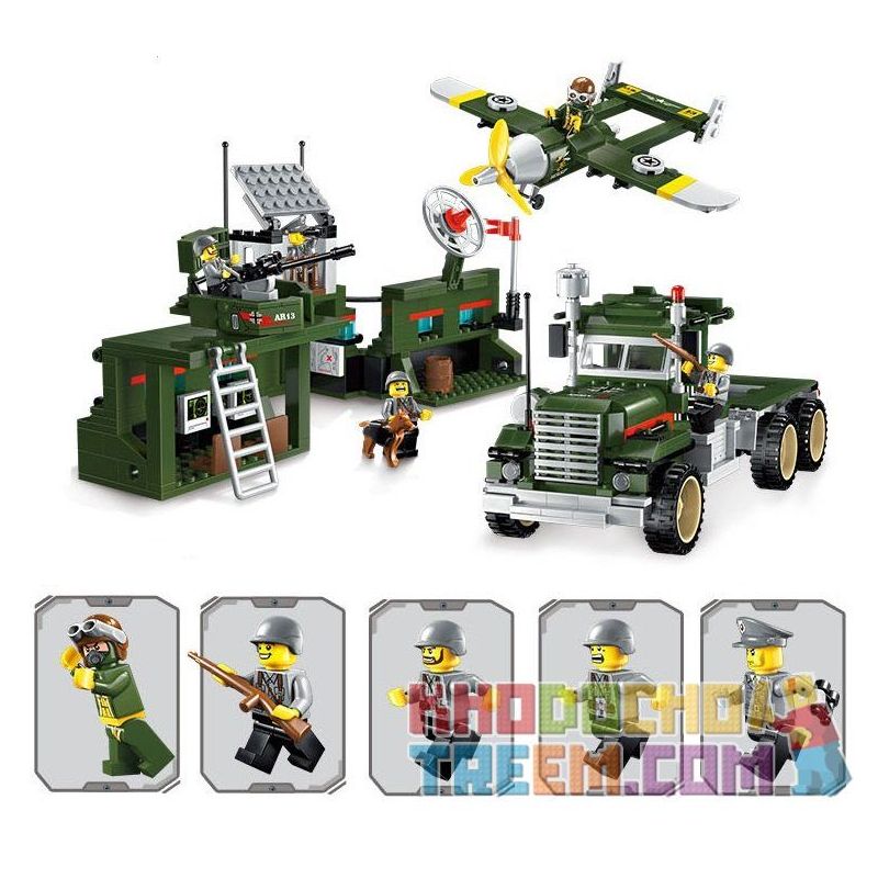 Enlighten 1713 Qman 1713 non  PHÒNG THỦ BẦU TRỜI bộ đồ chơi xếp lắp ráp ghép mô hình Tactical Espionage Action TACTICAL ESPIONAGE ACTION COMBAT ZONES FIRE Chiến Thuật Quân Sự 687 khối