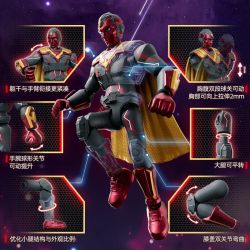 BLOKEES 81114 MARVEL HEROES AND STARS EDITION 4TH PEAK SHOWDOWN bộ đồ chơi xếp lắp ráp ghép mô hình Super Heroes Siêu Nhân Anh Hùng