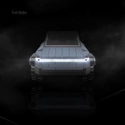 QuanGuan 100316 Quan Guan 100316 TESLA PICKUP CYBERTRUCK bộ đồ chơi xếp lắp ráp ghép mô hình Racers TESLA CYBERTRUCK Đua Tốc Độ 209 khối