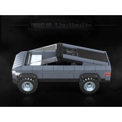 QuanGuan 100316 Quan Guan 100316 TESLA PICKUP CYBERTRUCK bộ đồ chơi xếp lắp ráp ghép mô hình Racers TESLA CYBERTRUCK Đua Tốc Độ 209 khối