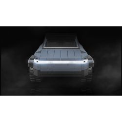 QuanGuan 100316 Quan Guan 100316 TESLA PICKUP CYBERTRUCK bộ đồ chơi xếp lắp ráp ghép mô hình Racers TESLA CYBERTRUCK Đua Tốc Độ 209 khối