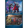 KEEPPLEY 73052 MARVEL MECHA SUPER STAR EDITION 1 THOR bộ đồ chơi xếp lắp ráp ghép mô hình Super Heroes Siêu Nhân Anh Hùng 204 khối