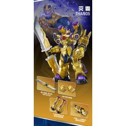 KEEPPLEY 73052 MARVEL MECHA SUPER STAR EDITION 1 THOR bộ đồ chơi xếp lắp ráp ghép mô hình Super Heroes Siêu Nhân Anh Hùng 204 khối