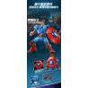 KEEPPLEY 73053 MARVEL MECHA SUPER STAR EDITION 1 PROJECTILE BLACK PANTHER bộ đồ chơi xếp lắp ráp ghép mô hình Super Heroes Siêu Nhân Anh Hùng 182 khối