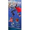 KEEPPLEY 73053 MARVEL MECHA SUPER STAR EDITION 1 PROJECTILE BLACK PANTHER bộ đồ chơi xếp lắp ráp ghép mô hình Super Heroes Siêu Nhân Anh Hùng 182 khối