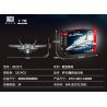 SEMBO 202271 ĐẤT NƯỚC MẠNH MẼ LÀ MÁY BAY CHIẾN ĐẤU TÀNG HÌNH J-20 1:78 tỷ lệ 1:78 bộ đồ chơi xếp lắp ráp ghép mô hình Military Army Quân Sự Bộ Đội 331 khối