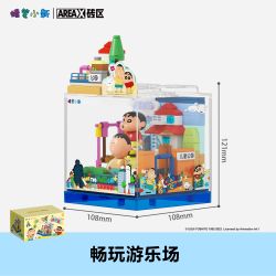AREA-X AB0153 0153 CRAYON SHIN-HAPPY BASE BOX CHƠI CÔNG VIÊN GIẢI TRÍ bộ đồ chơi xếp lắp ráp ghép mô hình Movie & Game Phim Và Trò Chơi