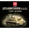 QuanGuan 100314 Quan Guan 100314 PHÁO TỰ TẤN CÔNG TIGER ASSAULT bộ đồ chơi xếp lắp ráp ghép mô hình Military Army STURMTIGER GERMAN 38CM ASSAULT MORTAR Quân Sự Bộ Đội 1394 khối
