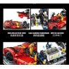 EIKEE Y18080 18080 FERRARI LE MANS SUPERCAR 499P 1 8 tỷ lệ 1:8 bộ đồ chơi xếp lắp ráp ghép mô hình Technic LEMANS 499P Kỹ Thuật Công Nghệ Cao Mô Hình Phương Tiện 3350 khối