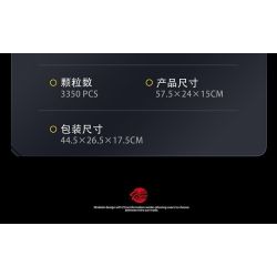 EIKEE Y18080 18080 FERRARI LE MANS SUPERCAR 499P 1 8 tỷ lệ 1:8 bộ đồ chơi xếp lắp ráp ghép mô hình Technic LEMANS 499P Kỹ Thuật Công Nghệ Cao Mô Hình Phương Tiện 3350 khối