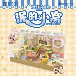 TOP TOY TC3101 3101 MÈO XIÊM NHỎ ĐẬU MỘT TỔ TINH KHIẾT bộ đồ chơi xếp lắp ráp ghép mô hình AZUKISAN SWEET HOME 400 khối