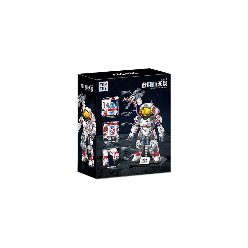 TOP TOY TC1418 1418 PHI HÀNH GIA TRÊN MẶT TRĂNG bộ đồ chơi xếp lắp ráp ghép mô hình