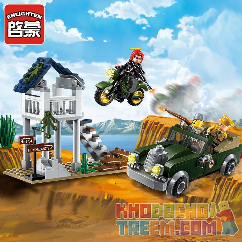 Enlighten 1708 Qman 1708 KEEPPLEY 1708 Xếp hình kiểu Lego TACTICAL ...