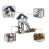 Enlighten 1708 Qman 1708 non  NHIỆM VỤ ĐẶC BIỆT SỐ bộ đồ chơi xếp lắp ráp ghép mô hình Tactical Espionage Action TACTICAL ESPIONAGE ACTION COMBAT ZONES FIRE Chiến Thuật Quân Sự 208 khối