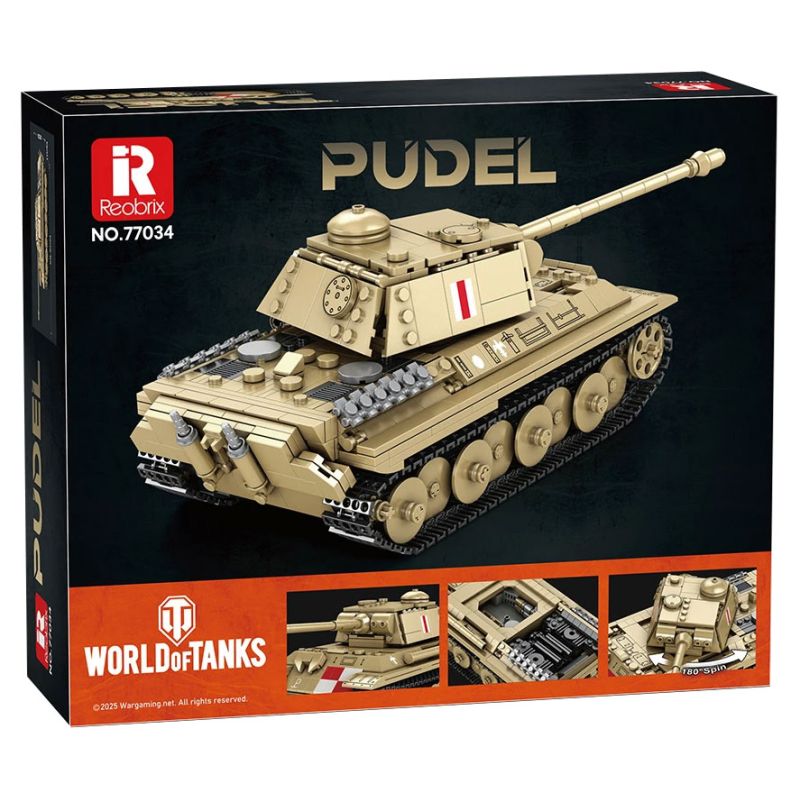 REOBRIX 77034 BỂ PUDEL 1:23 tỷ lệ 1:23 bộ đồ chơi xếp lắp ráp ghép mô hình Military Army Quân Sự Bộ Đội 969 khối