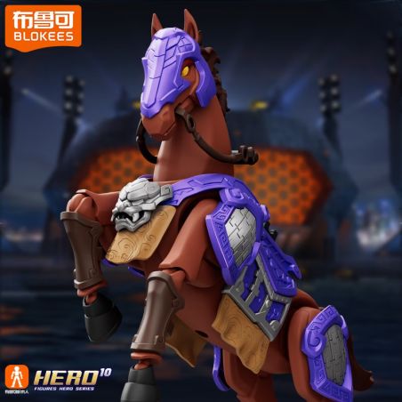 BLOKEES 85050 ANH HÙNG SIÊU THIẾT BỊ ZIXIAO ARMOR RED RABBIT HORSE bộ đồ chơi xếp lắp ráp ghép mô hình Movie & Game Phim Và Trò Chơi