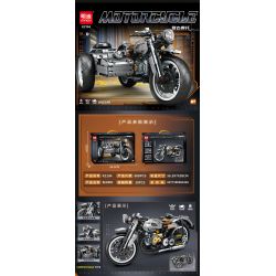 MINGDI LEIBAO K2194 2194 HONDA CRF 220CC XE BA BÁNH bộ đồ chơi xếp lắp ráp ghép mô hình Technic Kỹ Thuật Công Nghệ Cao Mô Hình Phương Tiện 808 khối