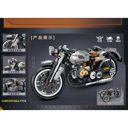 MINGDI LEIBAO K2194 2194 HONDA CRF 220CC XE BA BÁNH bộ đồ chơi xếp lắp ráp ghép mô hình Technic Kỹ Thuật Công Nghệ Cao Mô Hình Phương Tiện 808 khối