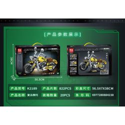 MINGDI LEIBAO K2189 2189 XE MÁY RETRO bộ đồ chơi xếp lắp ráp ghép mô hình Technic IND 180C Kỹ Thuật Công Nghệ Cao Mô Hình Phương Tiện 822 khối