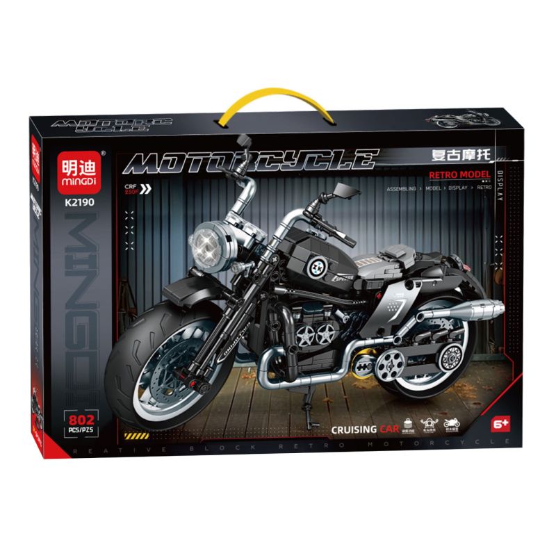 minGDi LEIBAO K2190 CRF 250F Xếp hình lắp ráp ghép mô hình Xe máy retro