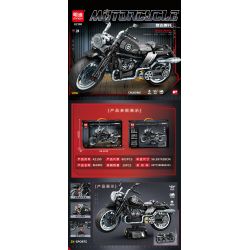 MINGDI LEIBAO K2190 2190 XE MÁY RETRO bộ đồ chơi xếp lắp ráp ghép mô hình Technic CRF 250F Kỹ Thuật Công Nghệ Cao Mô Hình Phương Tiện 802 khối