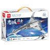 MINGDI LEIBAO 8912 DỰ ÁN NAM TIANMEN MÁY BAY CHIẾN THUẬT KHÔNG NGƯỜI LÁI TRUNG THÀNH bộ đồ chơi xếp lắp ráp ghép mô hình 749 khối