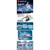 MINGDI LEIBAO 8912 DỰ ÁN NAM TIANMEN MÁY BAY CHIẾN THUẬT KHÔNG NGƯỜI LÁI TRUNG THÀNH bộ đồ chơi xếp lắp ráp ghép mô hình 749 khối