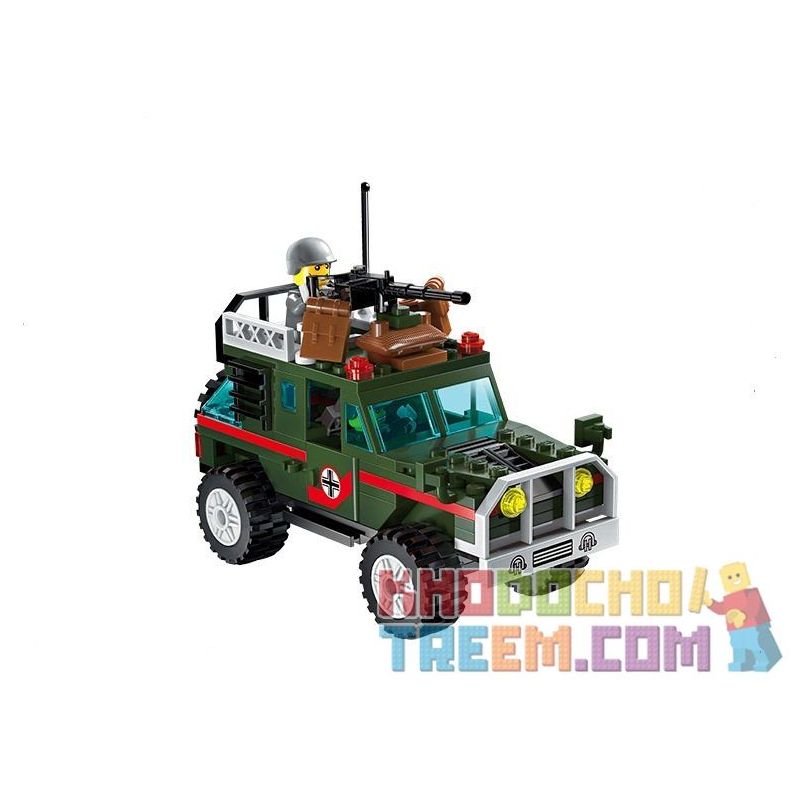 Enlighten 1707 Qman 1707 non  KHÔNG KÍCH bộ đồ chơi xếp lắp ráp ghép mô hình Tactical Espionage Action TACTICAL ESPIONAGE ACTION COMBAT ZONES FIRE Chiến Thuật Quân Sự 241 khối