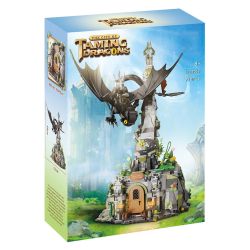 DK 7069 THÀNH PHỐ THUẦN HÓA MỘT CON RỒNG bộ đồ chơi xếp lắp ráp ghép mô hình Movie & Game THE CITY OF TAMING DRAGONS Phim Và Trò Chơi 998 khối